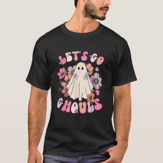 Camiseta Vamos Ghouls Retro Halloween Despedida de soltera