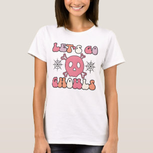 Camiseta Vamos Ghouls Skull Halloween Cute Pastel