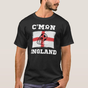 Camiseta Vamos Inglaterra Hincha Fútbol 2021 Fútbol Inglate