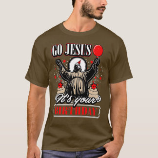 Camiseta Vamos Jesús es tu diversión de cumpleaños