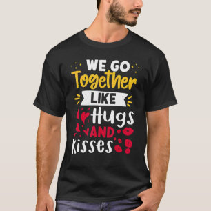 Camiseta Vamos juntos como abrazos y besos