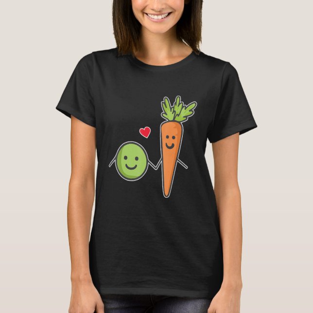 Camiseta Vamos juntos como Peas y Carrots (Anverso)