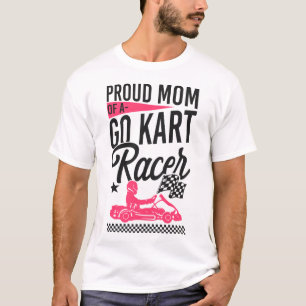 Camiseta Vamos Kart Orgullosa Mamá De Go Kart Racer Mamá Vi