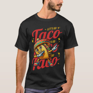 Camiseta Vamos Mascota de Taco - Tarifa de Taco Patriótica 