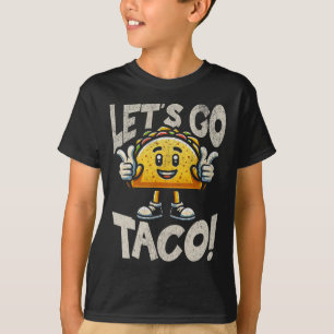 Camiseta Vamos mascota de taco - Tarifa de taco patriótico 