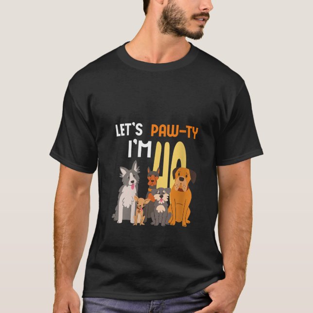 Camiseta Vamos Paw ty 40th Birthday Celebration Fiesta (Anverso)