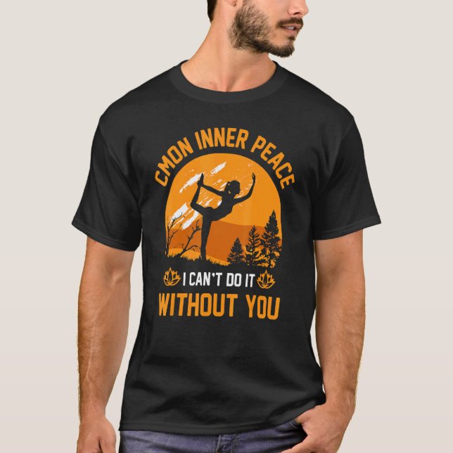 Camiseta Vamos Paz Interior No Puedo Hacerlo Sin Yoga Q (Anverso)