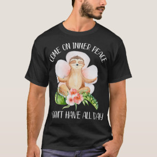 Camiseta Vamos Paz Interior No Tengo Todo El Día Yoga Graci