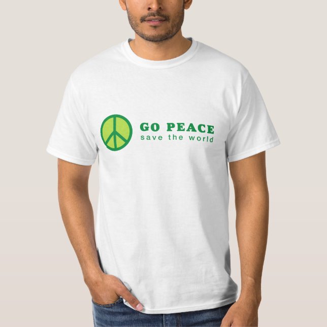 Camiseta Vamos Paz (Verde) (Anverso)