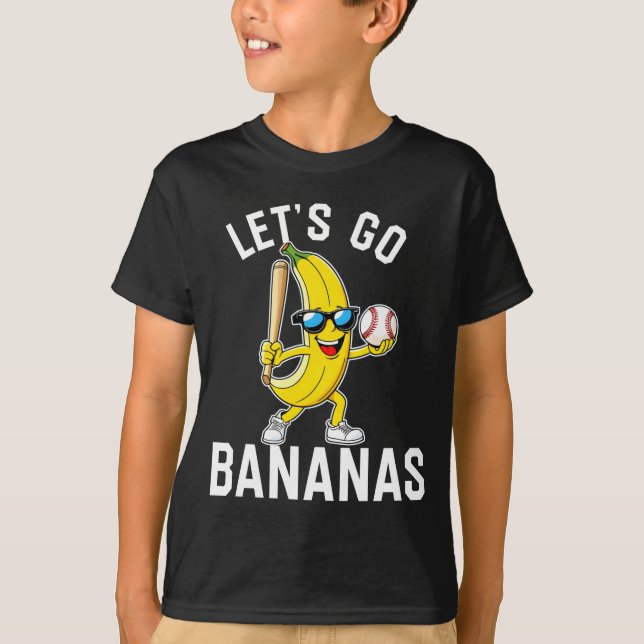 Camiseta Vamos plátano manga larga  (Anverso)