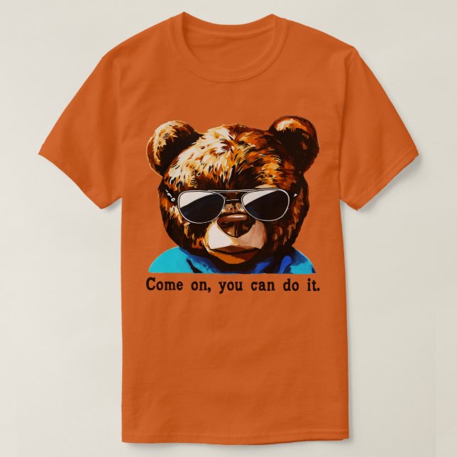Camiseta Vamos, puedes hacerlo. (Diseño del anverso)