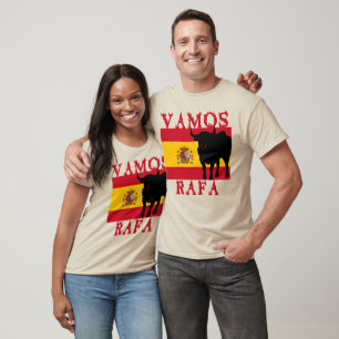 Camiseta Vamos Rafa con bandera de España