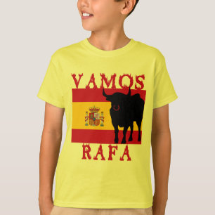 Camiseta Vamos Rafa con la bandera de España