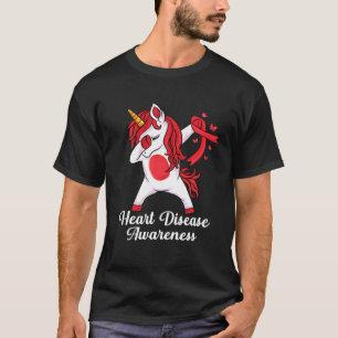 Camiseta Vamos Red Dabbing Unicorn Usa Rojo Para Enfermedad