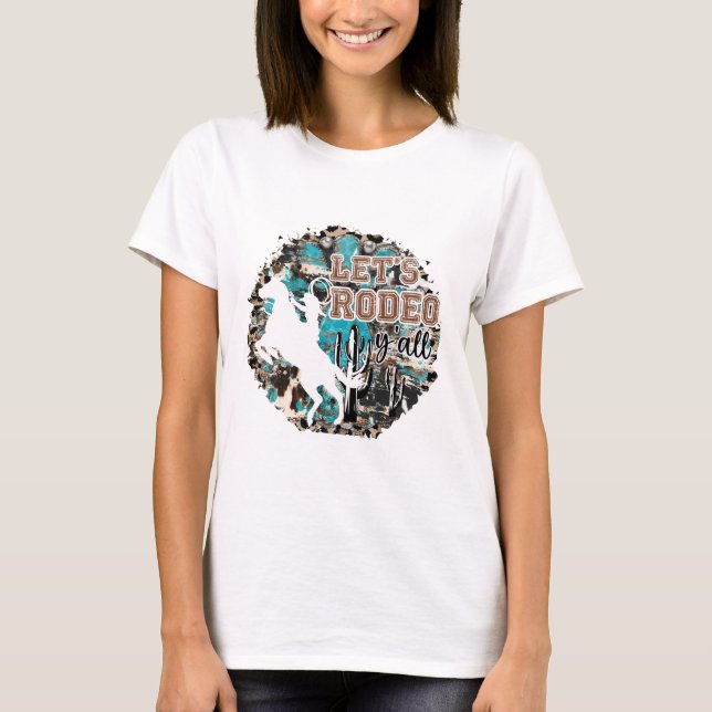 Camiseta Vamos Rodeo Y'all (Anverso)