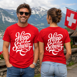 Camiseta Vamos Suiza Diseño para fanáticos suizos