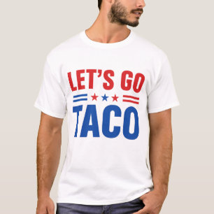 Camiseta Vamos Taco, bandera de los Estados Unidos