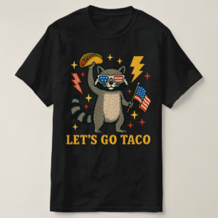 Camiseta Vamos Taco Divertido T.A.C.O Trump 4 de Julio Mapa