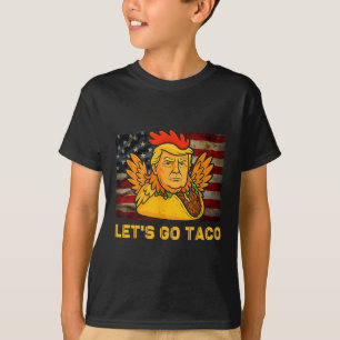 Camiseta Vamos Taco Divertido Trump Siempre se Rinde 14
