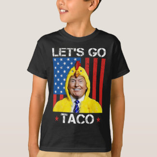 Camiseta Vamos Taco Divertido Trump Siempre se Rinde 36