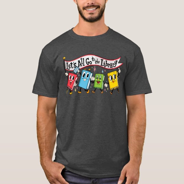 Camiseta Vamos todos al regalo de libros de marcha de la bi (Anverso)