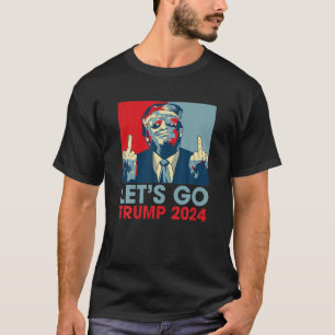 Camiseta Vamos Trump 2024 Pro Trump Vamos Brandon