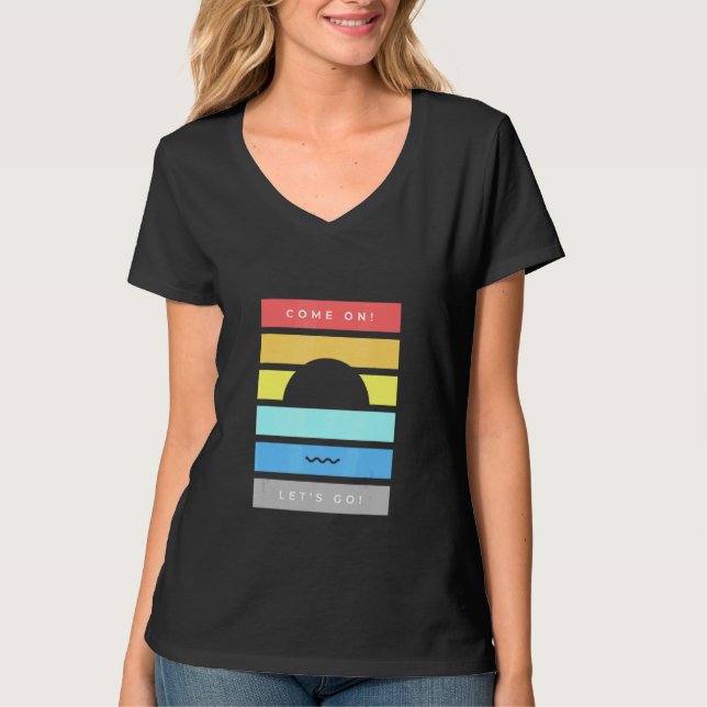 Camiseta Vamos Vamos Orgulloso Arcoiris Multicolor Colorido (Anverso)
