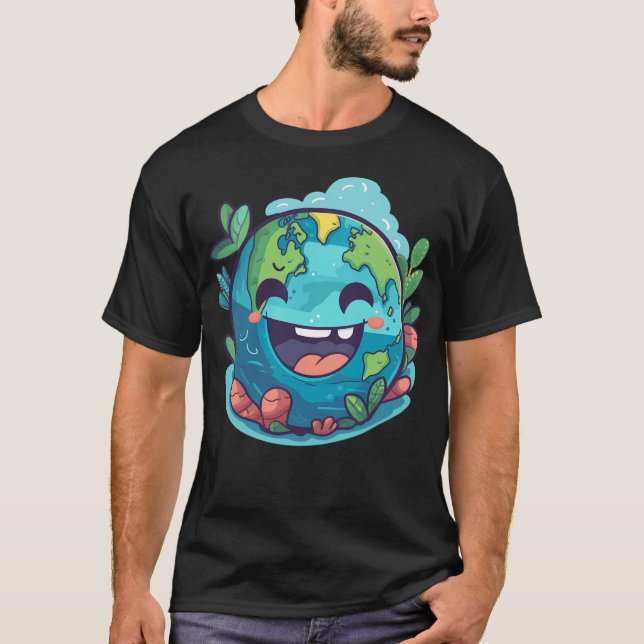Camiseta Vamos Verde Con Nuestra Colección De La Tierra Cut (Anverso)