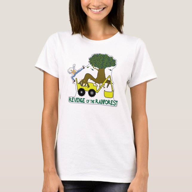 Camiseta Vamos verde. Reducir, reutilizar, reciclar. Bosque (Anverso)