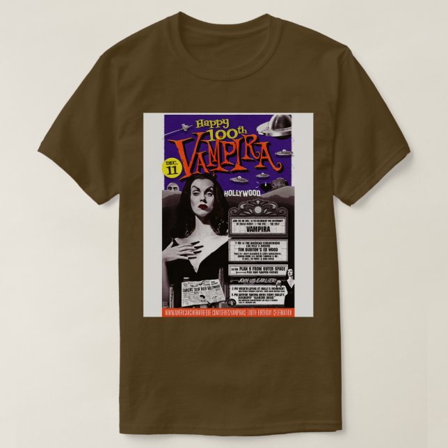 Camiseta Vampira gira (Diseño del anverso)
