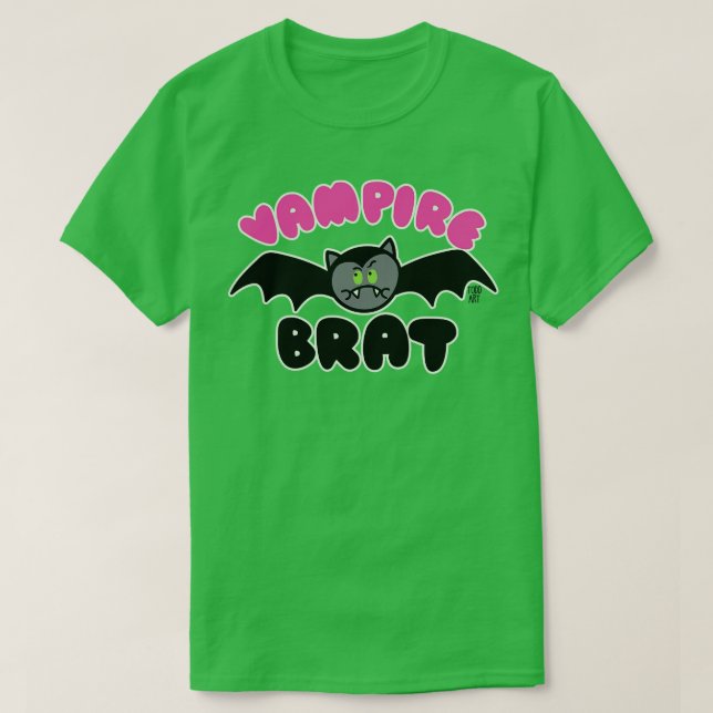 CAMISETA VAMPIRE BRAT (Diseño del anverso)