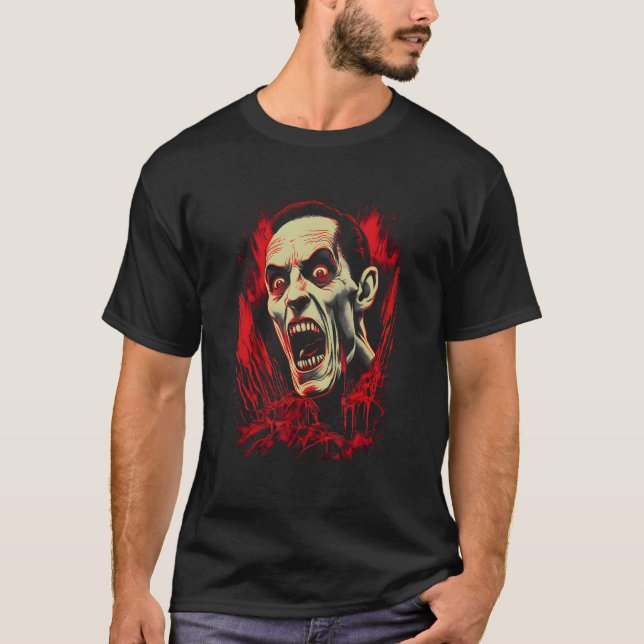 Camiseta Vampire Dracula by Haunted Horror Halloween 6 (Anverso)
