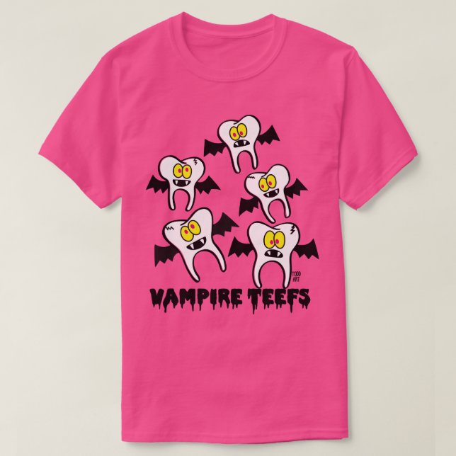 CAMISETA VAMPIRE TEEFS (Diseño del anverso)