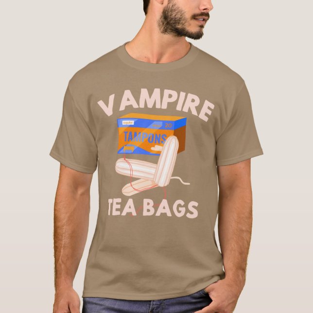 Camiseta Vampireea Bagsampon Horror Humoreabags Funny Men W (Anverso)