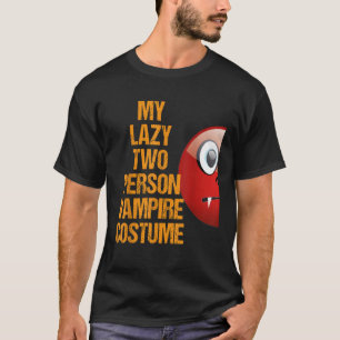 Camiseta Vampiro 1 Pareja Costume Funny Easy Hallo