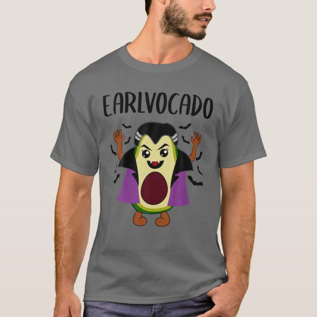 Camiseta Vampiro aguacate Comida divertida Vegetable Vegeta (Anverso)