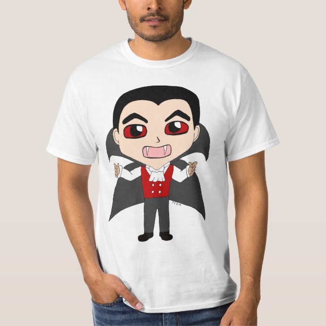 Camiseta vampiro chibi (Anverso)