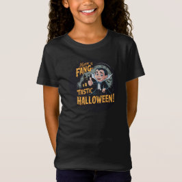 Camiseta Vampiro cómico tiene una Halloween colorida