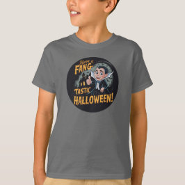 Camiseta Vampiro cómico tiene una Halloween colorida