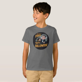 Camiseta Vampiro cómico tiene una Halloween colorida