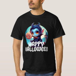 Camiseta Vampiro comiendo dulces Feliz Halloween