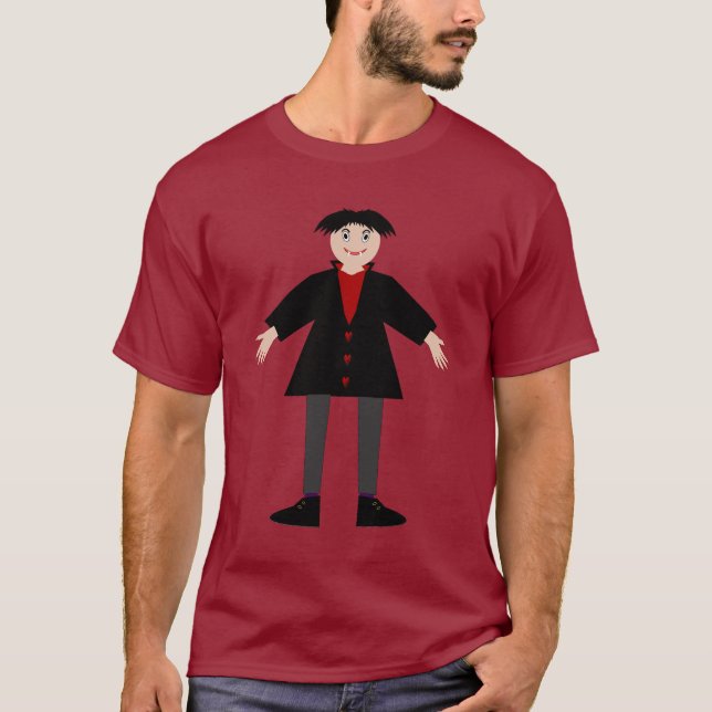 Camiseta Vampiro de Cute Halloween (Anverso)