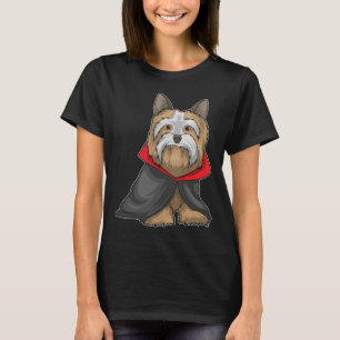 Camiseta Vampiro de Halloween de Yorkshire Terrier