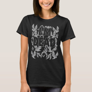 Camiseta Vampiro de Halloween murciélagos disfrazan música