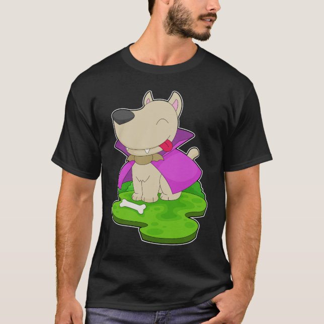 Camiseta Vampiro de Perro Halloween (Anverso)