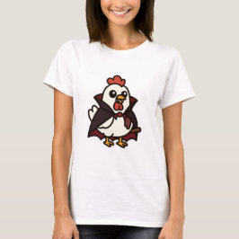 Camiseta Vampiro de pollo de Halloween