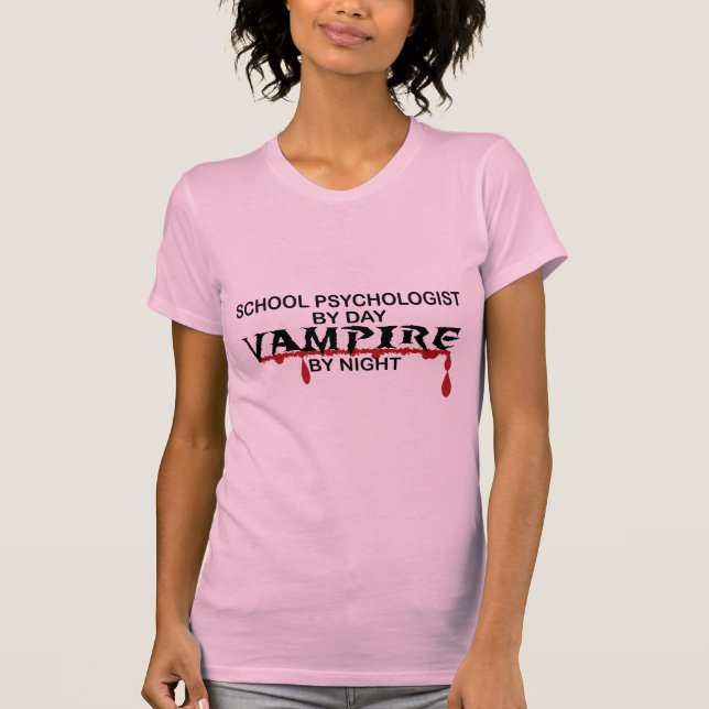 Camiseta Vampiro de Psych de la escuela (Anverso)