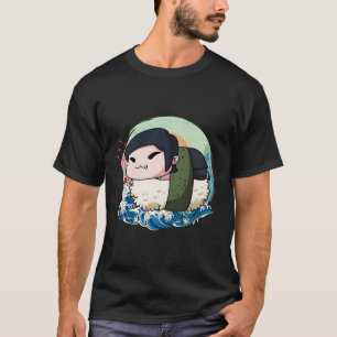 Camiseta Vampiro de sushi Halloween Gran Ola Kanaga japones