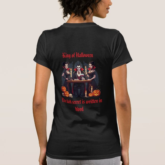 Camiseta Vampiro dracula Halloween Tee 🎃 👻 (Reverso)