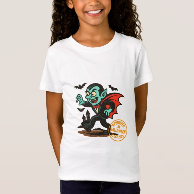 Camiseta Vampiro dracula personalizado - Aprobado en Hallow (Anverso)